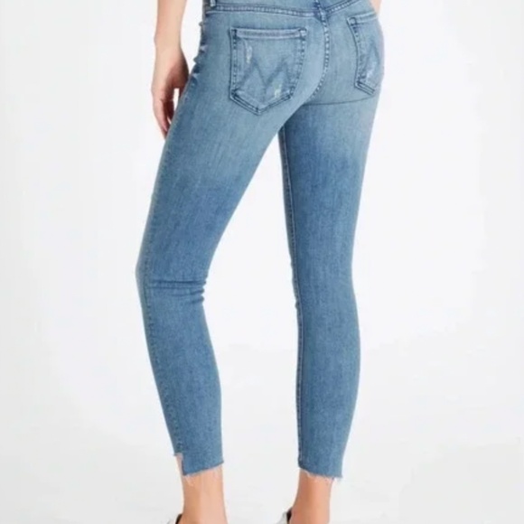MOTHER Jeans The Looker Ankle Step Fray - Picture 2 of 7